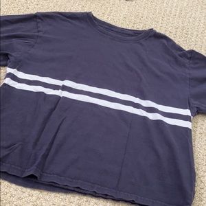 brandy melville striped crop top